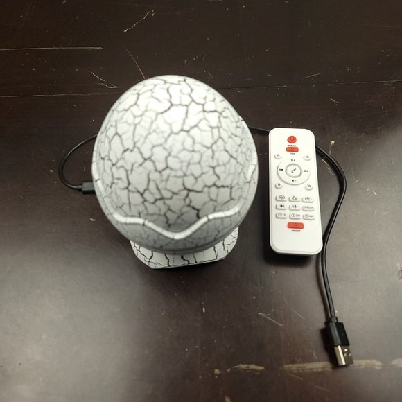 Dinosaur Egg LED Galaxy Projector Light White Noise Bluetooth Speaker Night Lamp - Picture 5 of 8